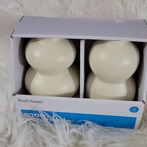 🆕️⚱️Ivory Bud Vases - 2 Pack